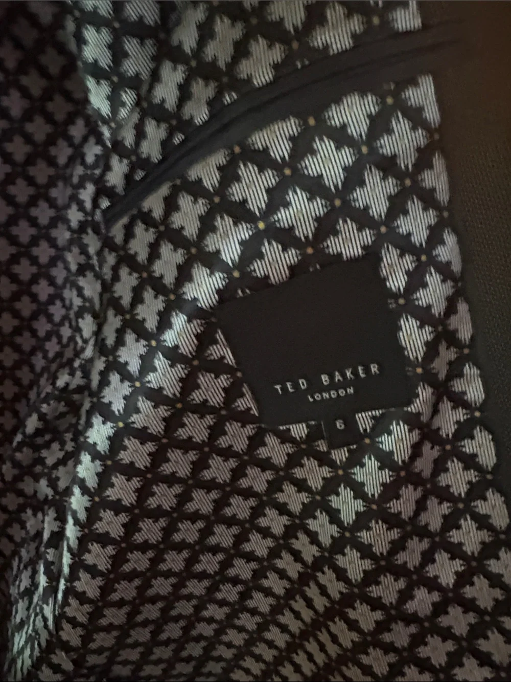 Ted Baker Dark Charcoal Single-Breasted Sport Coat